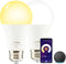 Homevenus HVS Smart Light Bulbs,9W A19 E26 Dimmable Tunable Cool Warm White LED Light Bulb 2500k-6500k, APP Control 2.4GHz WiFi Bluetooth Assist C...