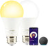 Homevenus HVS Smart Light Bulbs,9W A19 E26 Dimmable Tunable Cool Warm White LED Light Bulb 2500k-6500k, APP Control 2.4GHz WiFi Bluetooth Assist C...