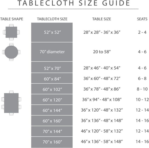 TOWN & COUNTRY LIVING Harper Stain and Water Resistant Tablecloth Single Pack, Grey Flannel, 70" Round...