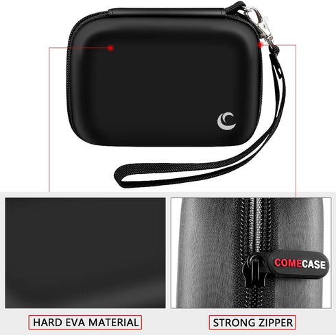 Carrying & Protective Case for Digital Camera, AbergBest 21 Mega Pixels 2.7" LCD Rechargeable HD/Kodak Pixpro/Canon PowerShot ELPH 180/190 / Sony ...