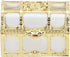 Fdit 12pcs Square Treasure Chest Shape Wedding Candy Box Chocolates Container Jar Decoration Gift for Children's Day Wedding Party (Gold)...