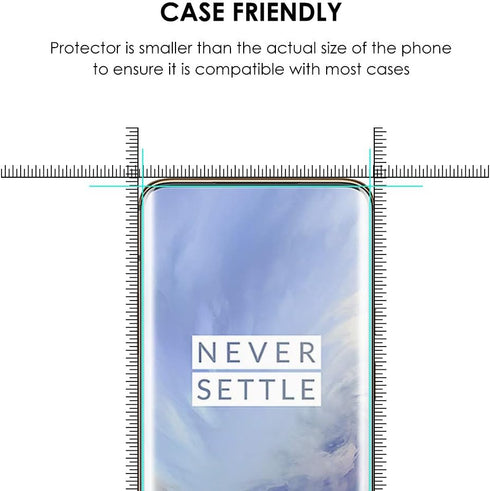 [3 Pack OnePlus 7 / 7T Screen Protector, Tempered Glass UV Set, Full Transparency, Scratch Repair, Sensitive Touch,Fingerprint-ID Compatible...