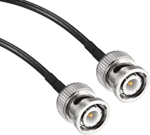 uxcell BNC Male to Male Coaxial Jumper Cable 50 ohm 16 feet RG174...