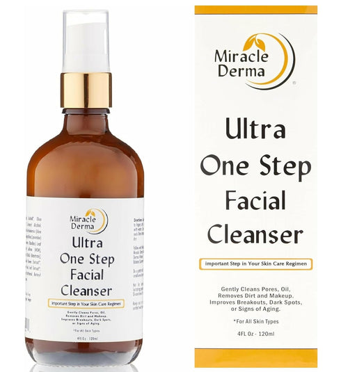 Ultra One Step Facial Cleanser Gentle Hydrating All Skin Types Oil-FreeSoap-Free Moisturizing Formula Unscented and Non-Foaming Skincare Solution ...