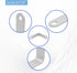 HAKATOP GH4 Gun Hanger Rafter Hook 1/4", 3/8" NPT for Nail Guns - L Shape Aluminum Double Hole set of 2...