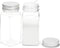 Youngever 12 Pack 5 Ounce Plastic Spice Jars, Clear Spice Containers with Shaker Tops, Square Spice Bottles...