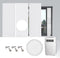 Daisypower Portable Air Conditioner Window Kit, Adjustable Seal Panels for Portable AC Hose with 5" Diameter, Window Vent Kit for Sliding Windows...