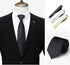 Roctee Tie Clips for Men, 3 Pack Classic Tie Clip Silver Gold Black Necktie Tie Bar Pinch Clips Suitable for Wedding Anniversary Business...