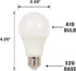 Westinghouse 5229120 14 Watt (100 Watt Equivalent) A19 Daylight LED Light Bulb, Medium Base, 6 Pack...