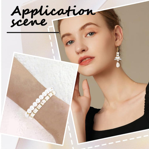 SUNNYCLUE 1 Box 400Pcs Real 18K Gold Plated Brass Beads 6mm Golden Heishi Disc Beads Bulk Flat Round Loose Spacer Bead Long-Lasting Metal Beads fo...