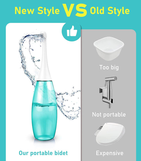 Postpartum Cleansing Care , 400ml Portable Cleansing Tool - Green, Inverted Travel Toilet Seat for Postpartum Care, Vaginal Cleansing, Patient Hyg...