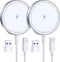 Bohuma Magnetic Wireless Charger for iPhone: Mag Safe Charger Fast Charging Pad 2 Pack Compatible with iPhone 15 14 13 12 Pro Max Plus & Airpods 2...
