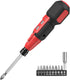Cordless Electric Screwdriver, Rechargeable Mini Electric Screwdriver Set (Black & Red)...