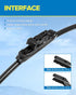 PHILTOP Front Windshield Wiper Blades 24"+17" Replacement for Equinox Terrain 2010 2011 2012 2013 2014 2015 2016 2017...