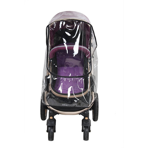 Stroller Rain Cover, Pram Rain Cover Waterproof Transparent Can Be Folded for Stroller for Baby...