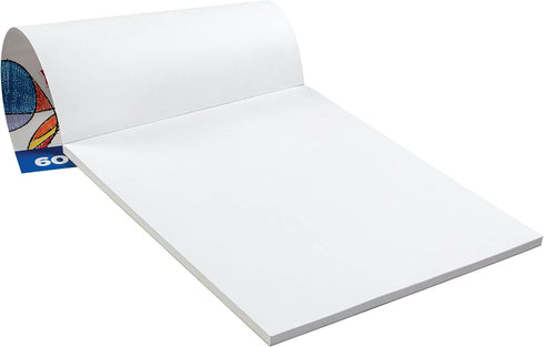 Prang (Formerly Art Street) Drawing & Color Paper Pad, White, Beginner Weight, 9" x 12", 60 Sheets...