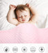 Baby Blanket Super Soft Minky Blanket with Double Layer Dotted Backing Pink Flamingo Security Blanket for Newborns Nursery Stroller Receiving Todd...