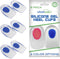 Heel Cups for Heel Pain Relief (3 Pairs) - Gel Cushion Inserts for Heel Spur, Achilles Tendonitis, Plantar Fasciitis - Insole Pads for Shoes Women...