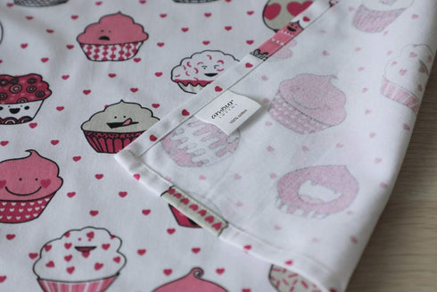 AMOUR INFINI Cotton Aprons for Women with Pocket, Adjustable Strap and Waist Ties Printed Aprons for Baking, Cooking, Gardening (27.5 x 33 Inches)...