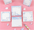4 Pack Cute Sticky Notes Kawaii Sticky Notes Memo Pads 3.1x3.1 Inches Fresh Bear Series Self-Stick Note Pads for Girls Boys Students School Office...