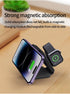 3 in 1 Charging Station for Apple,Magnetic Foldable Charger for Travel,Wireless Charger Pad for iPhone 15/14/13/12/Pro/Max/Mini,iWatch Ultra/SE/9/...
