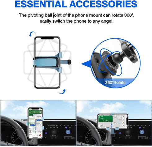 Autorder Car Phone Holder for Honda Accord 2018-2021 2022 Accessories Air Vent Screen Fixed Clip Cell Phone Mount Hands-Free 360 Degree Rotation...