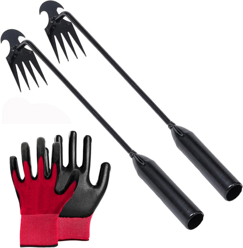 Weed Puller Tool Garden Weed Pulling Tool,Durable Manganese Steel Hand Weeder Tool, Manual Multifunctional Weeders Gardening Tools for Yard and Ga...