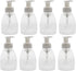 Cornucopia Brands Foaming Soap Dispensers 8.5oz / 250ml Capacity (8pk); Oval w/White Pumps Empty Plastic Liquid Soap Pump Bottles...