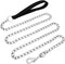 Beirui Premium 6 Foot Chain Heavy Duty Dog Leash - Soft Padded Handle Lead - Perfect Basic Leashes for Large & Medium Size Pets Walking,Traffic Tr...