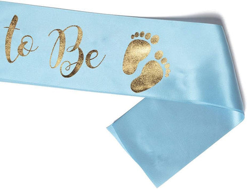 OLILLY Perfect Blue Mom to Be Sash - Enjoy Your Baby Shower...