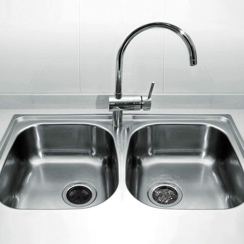 WXJ13 2 Pack Black Sink Baffle Rubber 3-1/8 inch Garbage Disposal Splash Guard Sink Baffle for Kitchen or Bathroom