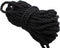 PAMIR TONG Black 5mm Twisted Satin Cord for Crafts 10 Yards Braided Decorative Cotton Cords Trims Polyester Twine Cord Thick Round Fabric Rope Thr...