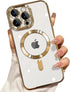 Misscase iPhone 13 Pro MagSafe Case with Camera Protector, Clear Magnetic Anti-Scratch Cover - Gold......