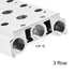 uxcell 1/4" G Thread 3 Row Aluminum Manifold Solenoid Air Pneumatic Valve Base Socket for 4V210 Series...