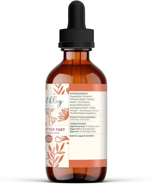 Earthley Wellness Feel Better Fast, All-Natural Relief for Minor Ailments, Supports Immune & Digestive Health, Echinacea Root, Fennel, Astragalus ...