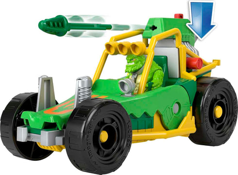 Fisher-Price Imaginext DC Super Friends Toy Killer Croc Figure & Buggy Car with Projectile Launcher for Pretend Play Kids Ages 3+ Years...