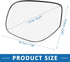 Driver Left Side Heated Mirror Glass Replacement 7632B609 Car Accessory for Mitsubishi Outlander Sport 2016-2018...