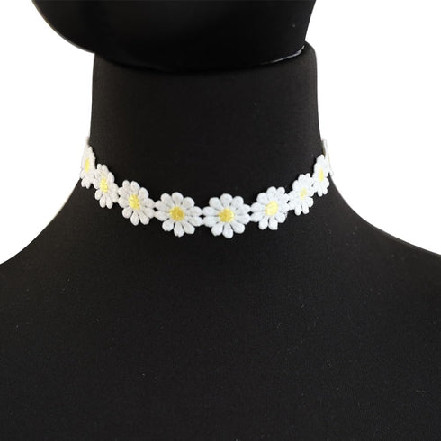 LINKY Colorful lace Choker Necklace Women Jewelry Set...