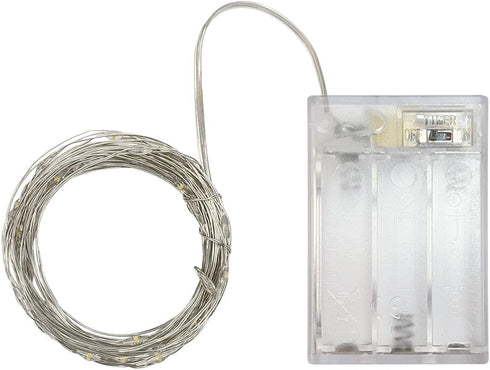 4 Pack Battery Operated Dewdrop Led Lights,Indoor Mini Fairy Lights With Timer Function,For Wedding Home Parties Christmas Holiday Decoration,6 Ho...