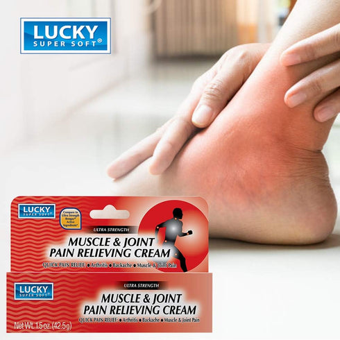 Lucky Super Soft Muscle & Joint Pain Relieving Cream, 1.5 Ounce...