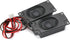 Heyiarbeit 4Ohm 3W Internal Magnet Speaker with Wire and 4 Pin Terminal Mini Loudspeaker 2.76"x1.18"x0.67" (LxWxH) Player Speaker Square for DIY E...