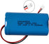 3.7v 5200mah Rechargeable Lithium Battery Pack with JST PH2.0-2Pin Plug for Bluetooth Speaker, Solar Light Battery, Outdoor lamp Battery, 1s2p Bat...