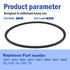 26-9672 Snow Thrower Auger Belt for Toro 26-9672 and Murray 3526MA (1/2" X30")...
