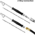 1/4 FNPT Dual Head Air Chuck for Tires, 2-Way Connection 9.4'' Extended Air Chuck with Rubber Handle, Tire Chuck for Cars, Trucks, Buses, Tractors...