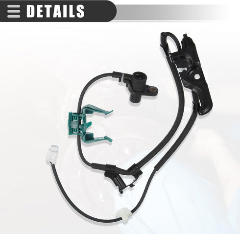 Motoforti Front Right Passenger Side ABS Sensor, Wheel Speed Sensor, for Toyota Avalon 2005-2012, Metal, NO.8954206010/8954233090, Black...