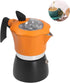 Aluminum Coffee Maker 150ML, Cuban Coffee Maker, Italian Coffee Maker, Stovetop Coffee Maker Moka Pot for Classic Italian and Cuban Cafe Brewing, ...