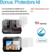 Fotoleey Silicone Case Screen Protector Lens Protector and Lens Cap for Insta360 ace pro...