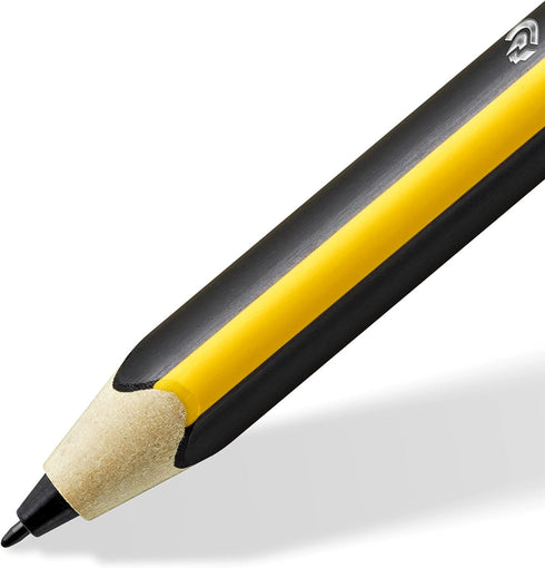 STAEDTLER Noris Jumbo Digital Stylus Pen: No Charging, EMR Palm Rejection, 4.096 Pressure Levels, Hexagonal Shape, Natural Writing and Drawing on ...