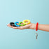 Juvale 50 Pack Spiral Coil Wrist Keychains - Stretchy Wristband Bracelet Key Rings (5 Assorted Colors)...