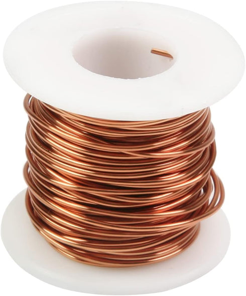 Fielect 0.38mm Inner Dia Magnet Wire Enameled Copper Wire Winding Coil 164Ft Length QA-1-155 2UEW Model Widely Used for A Variety of Motors...
